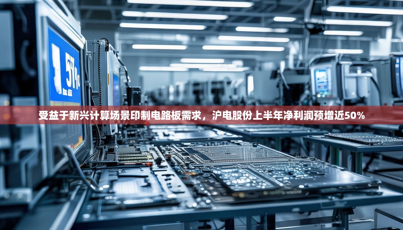 受益于新兴计算场景印制电路板需求，沪电股份上半年净利润预增近50%
