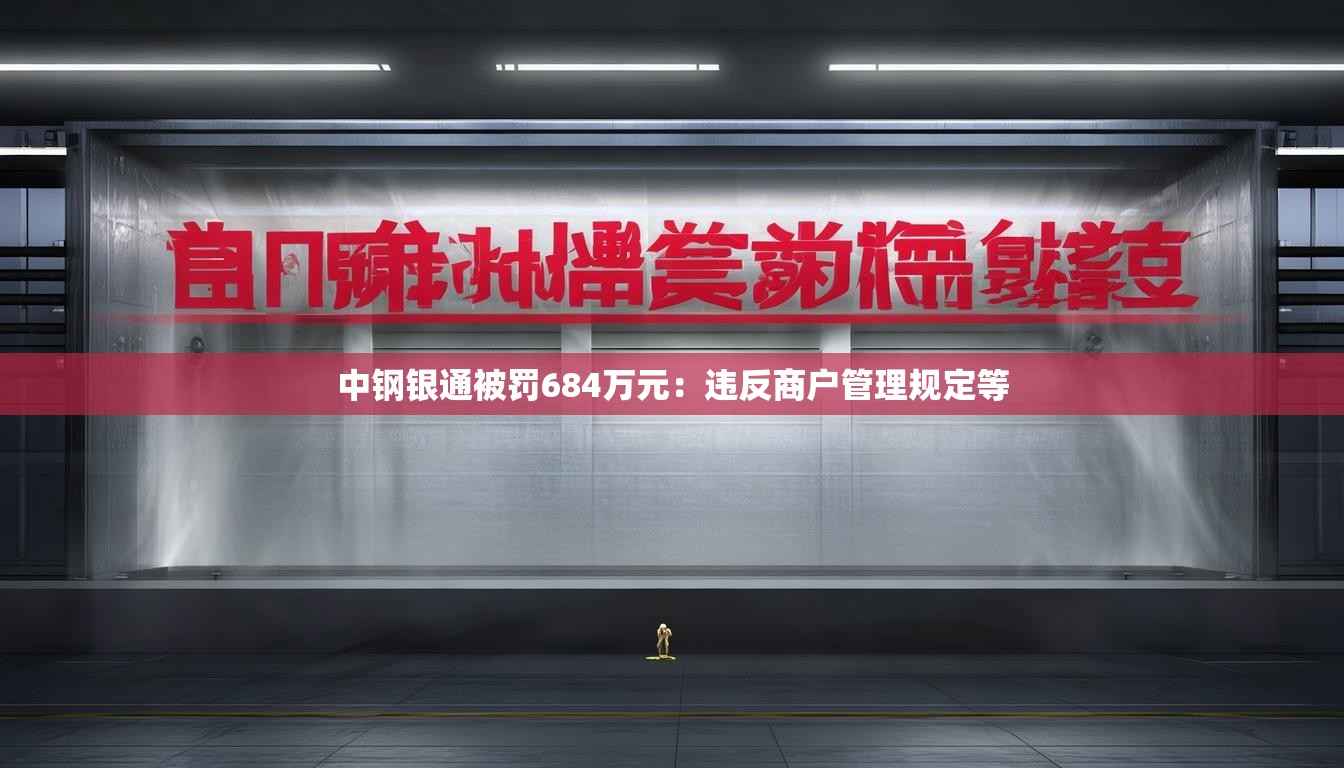 中钢银通被罚684万元：违反商户管理规定等