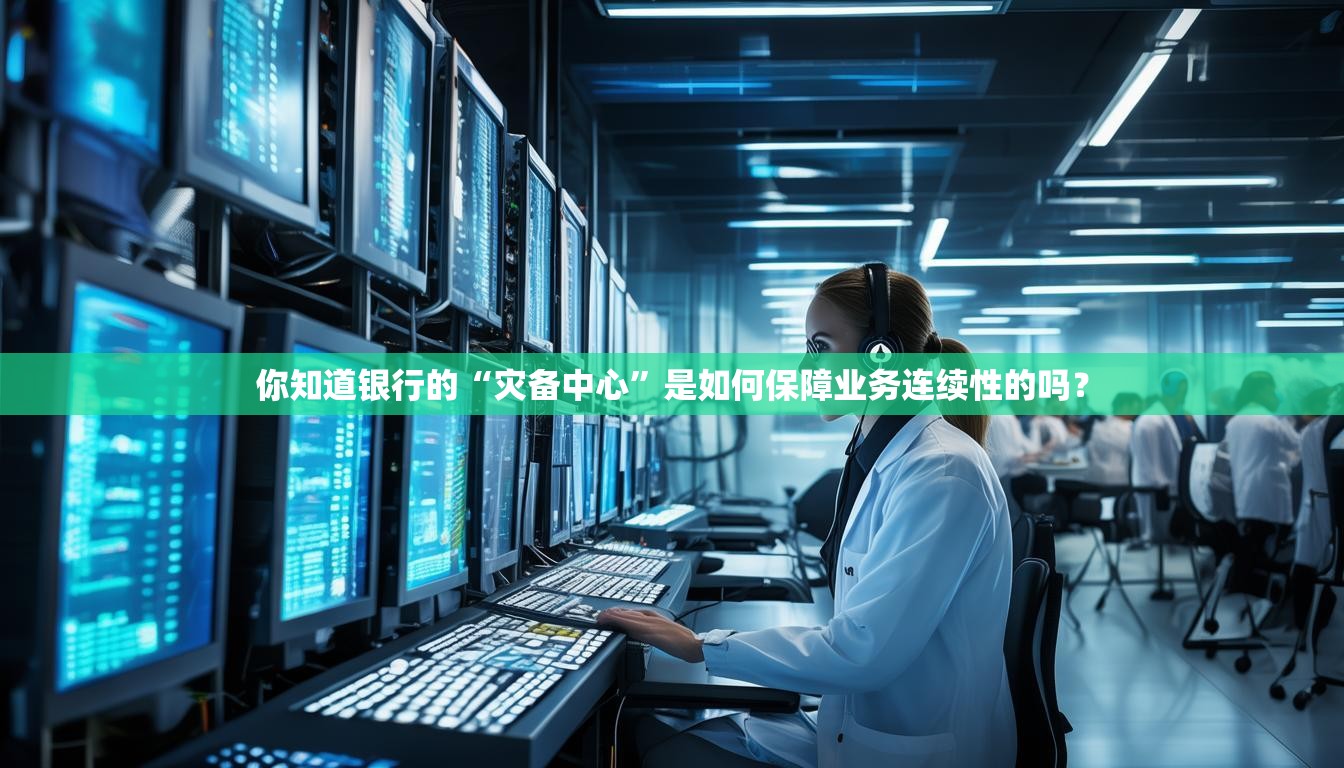 你知道银行的“灾备中心”是如何保障业务连续性的吗？